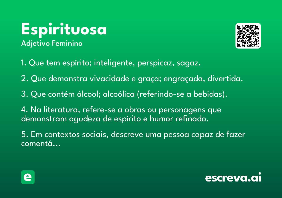 espirituosa