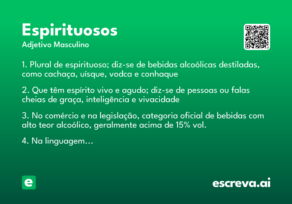 espirituosos