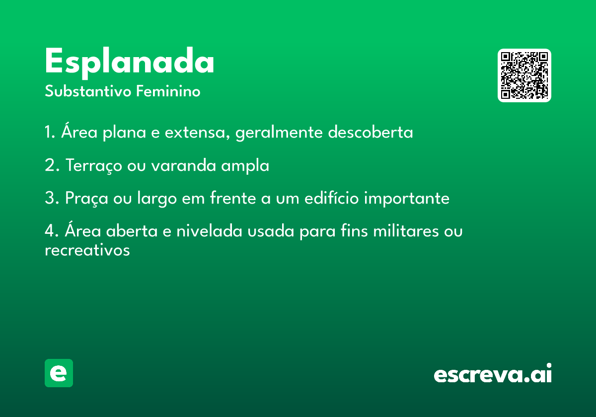 esplanada