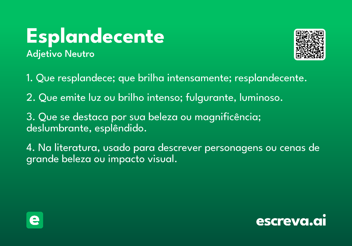 esplandecente