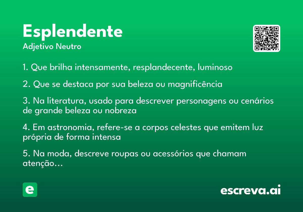 esplendente