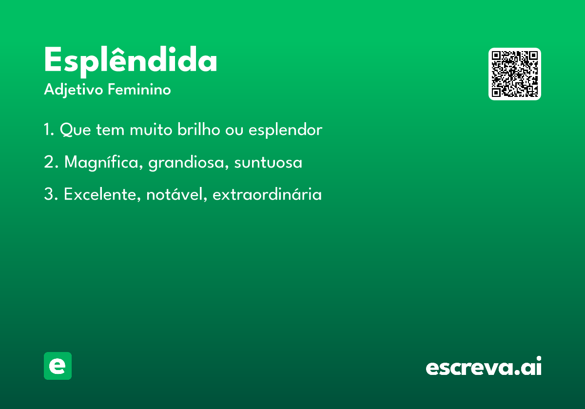 esplêndida