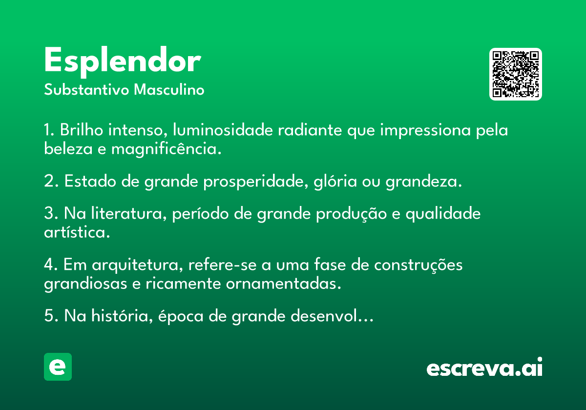 esplendor