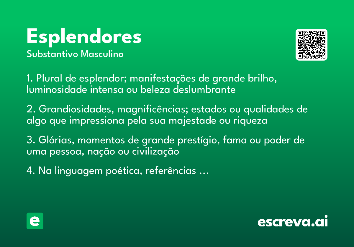 esplendores