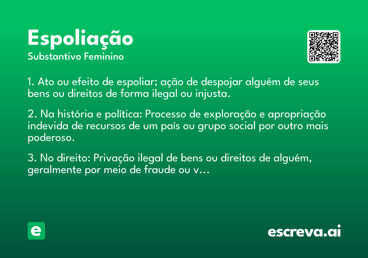 espoliação