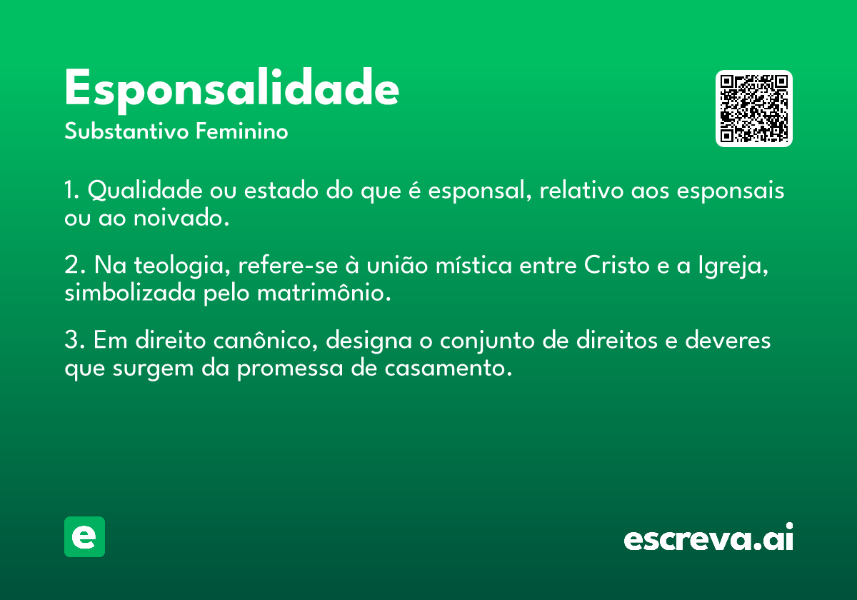 esponsalidade