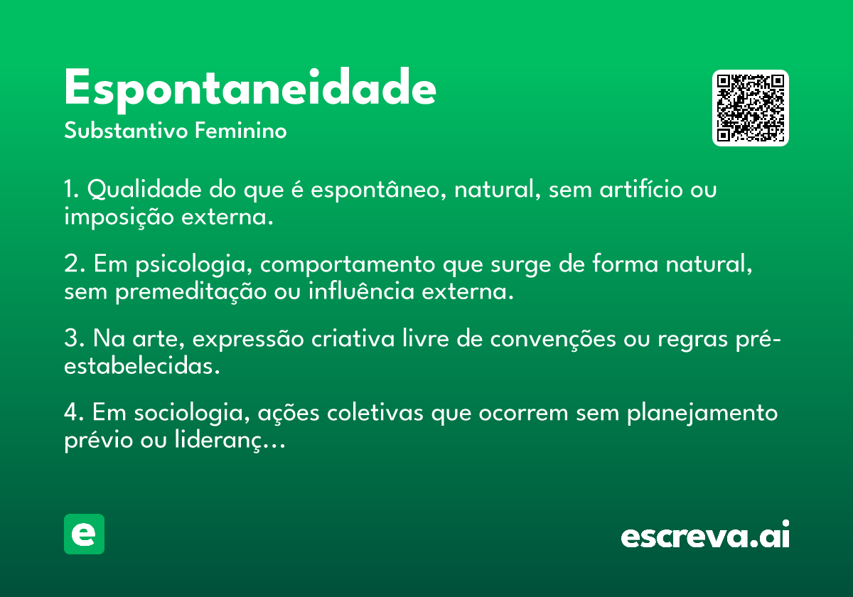 espontaneidade
