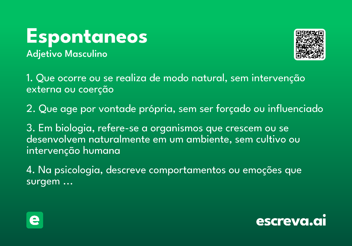 espontaneos