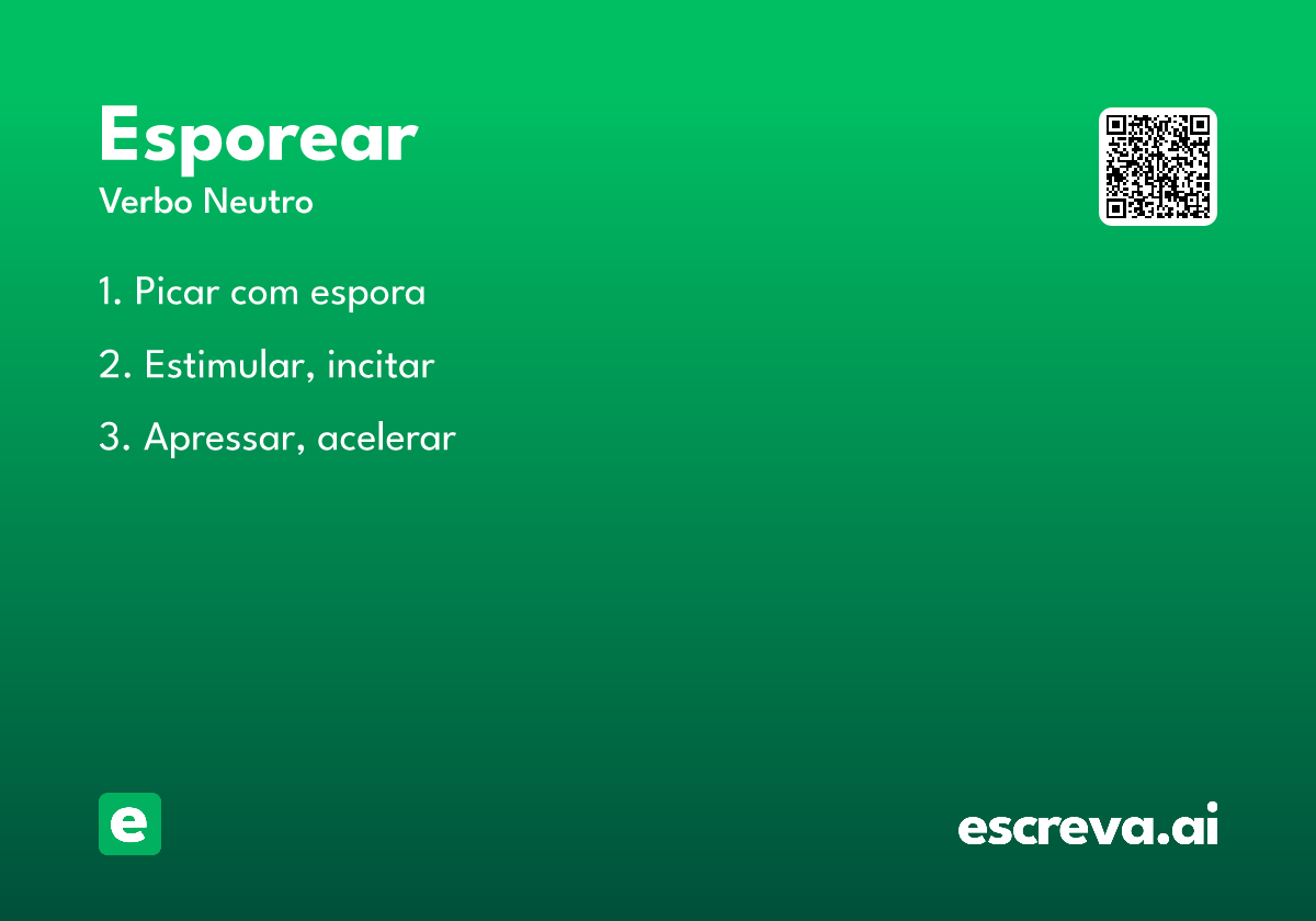 esporear