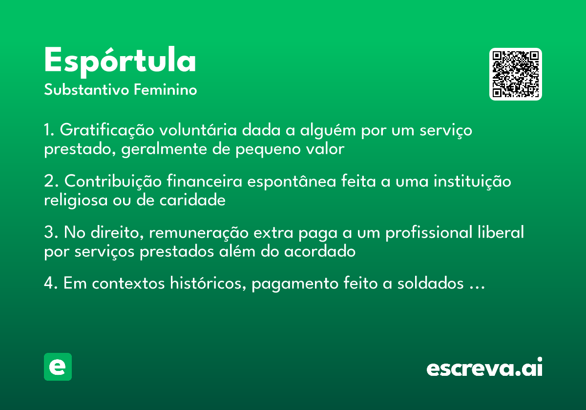 espórtula