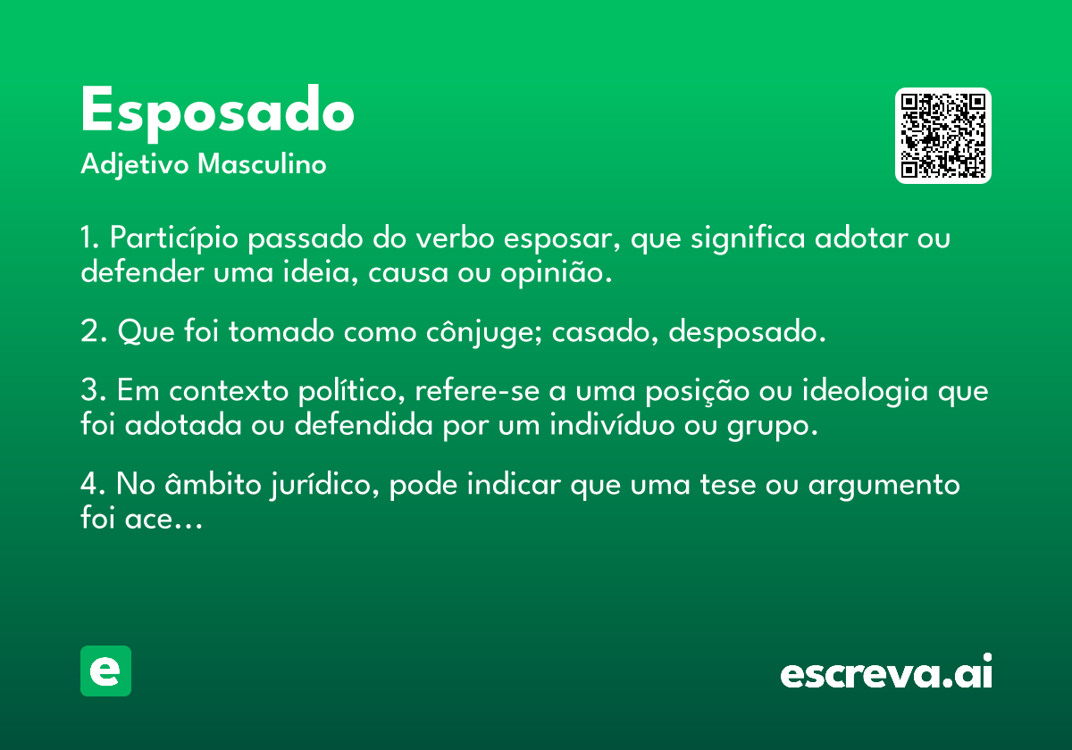 esposado