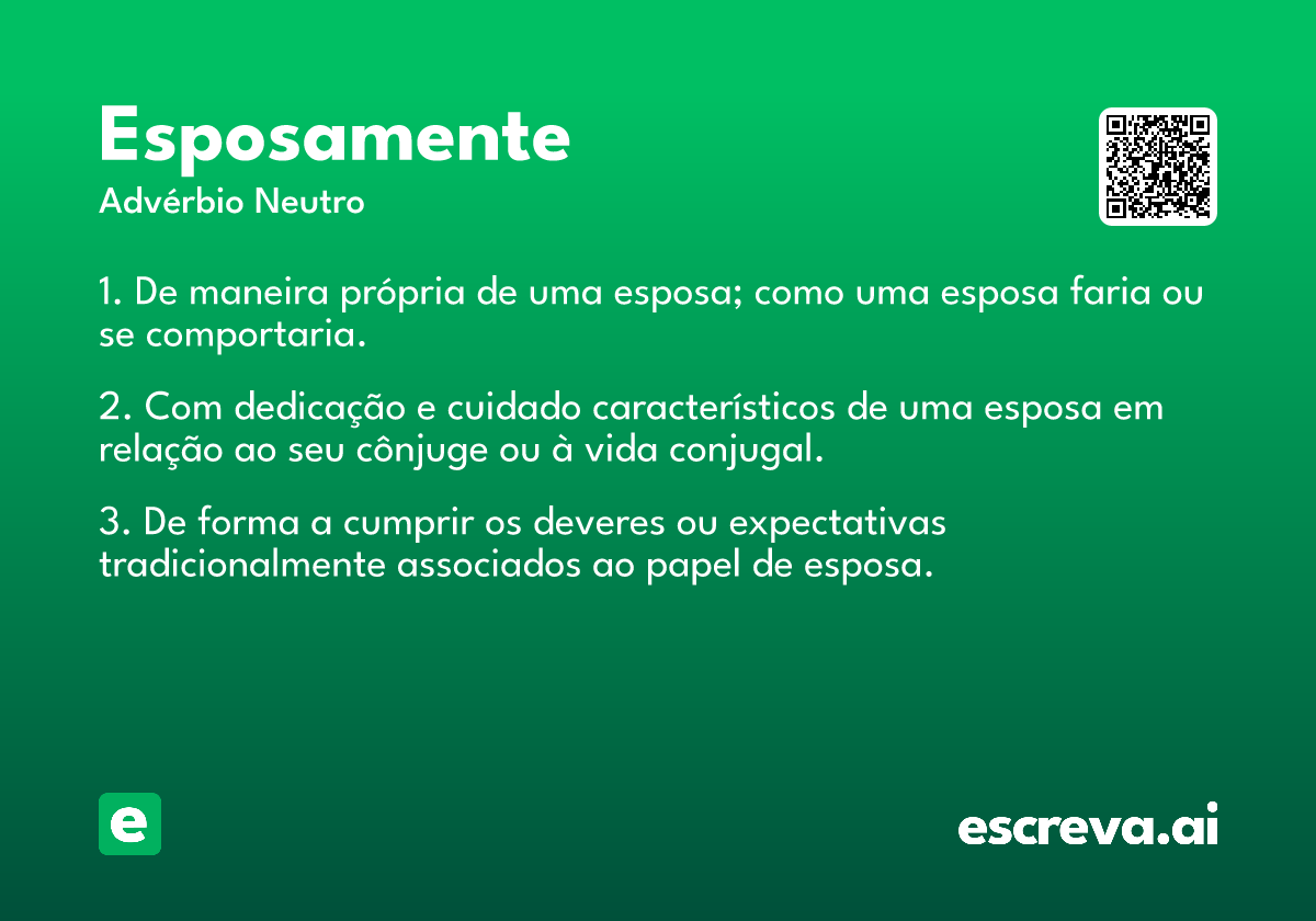 esposamente