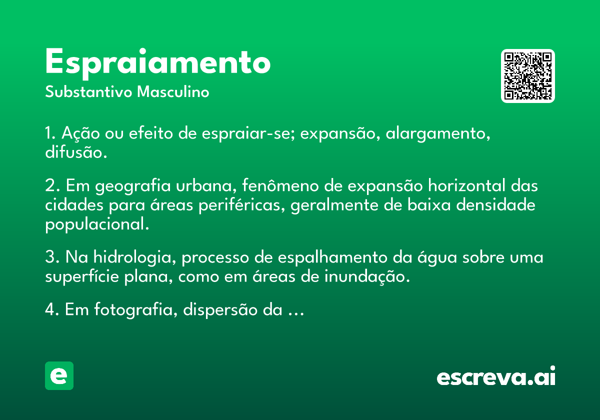 espraiamento