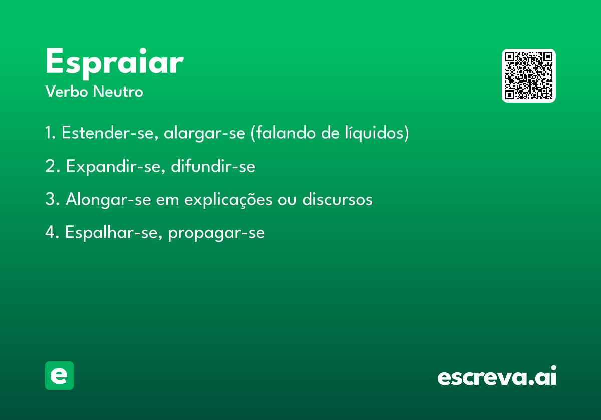 espraiar