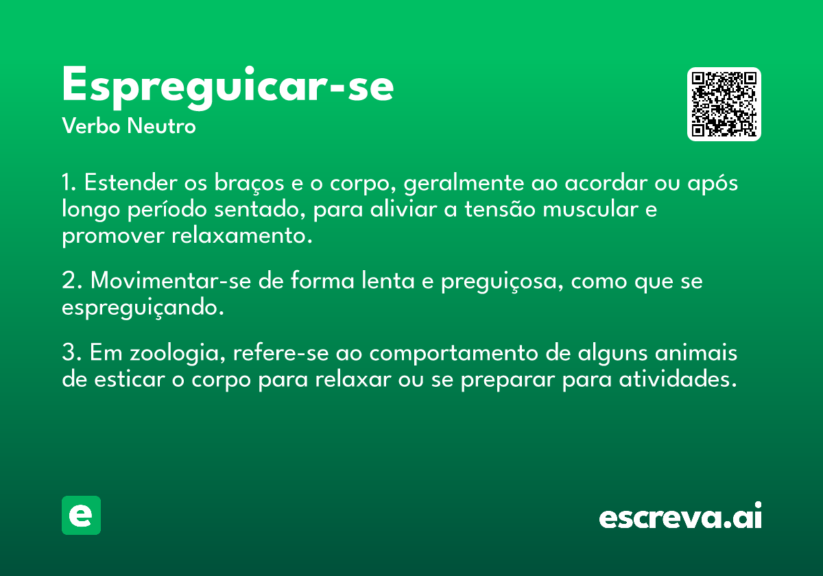 espreguicar-se