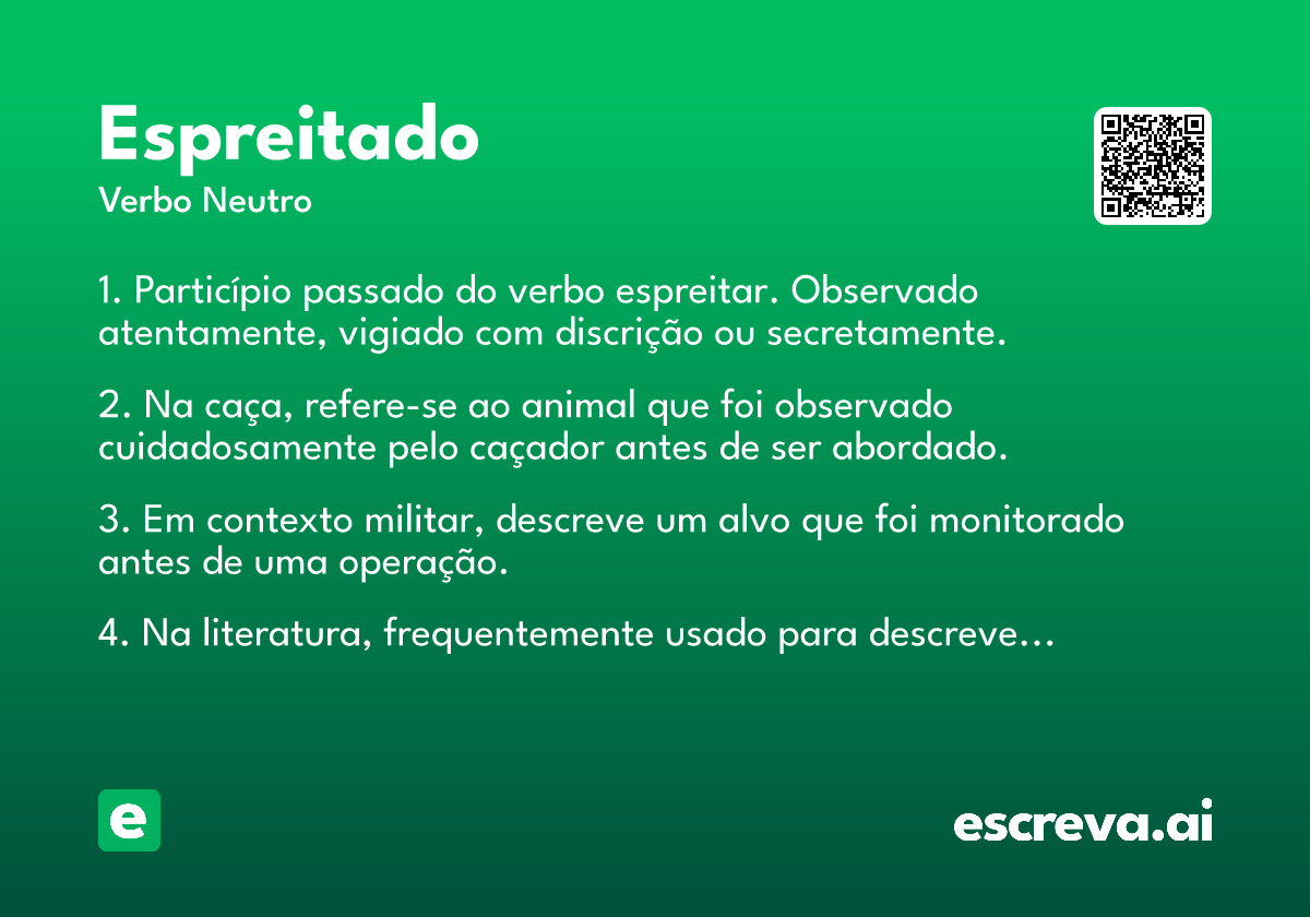 espreitado