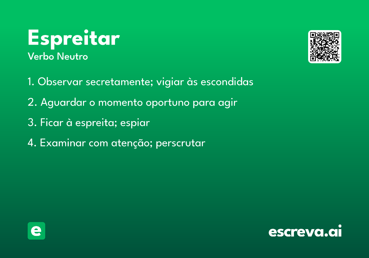 espreitar