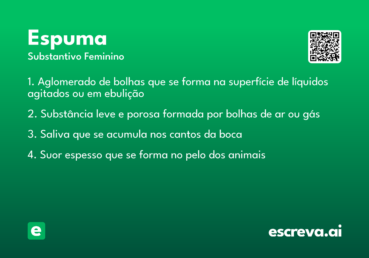 espuma