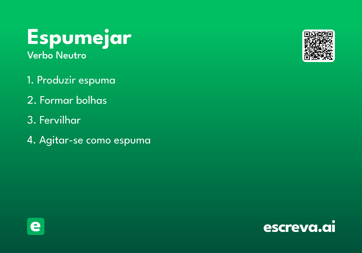 espumejar