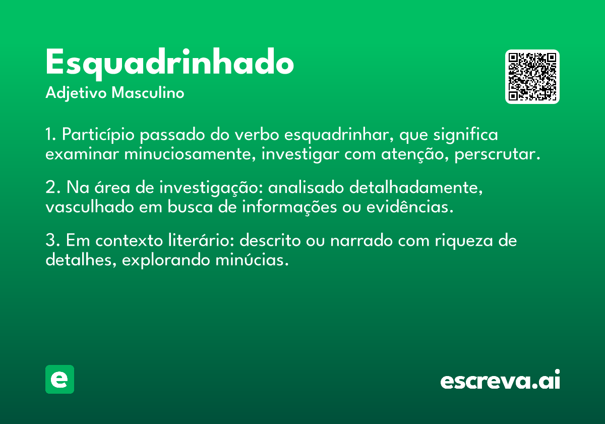 esquadrinhado