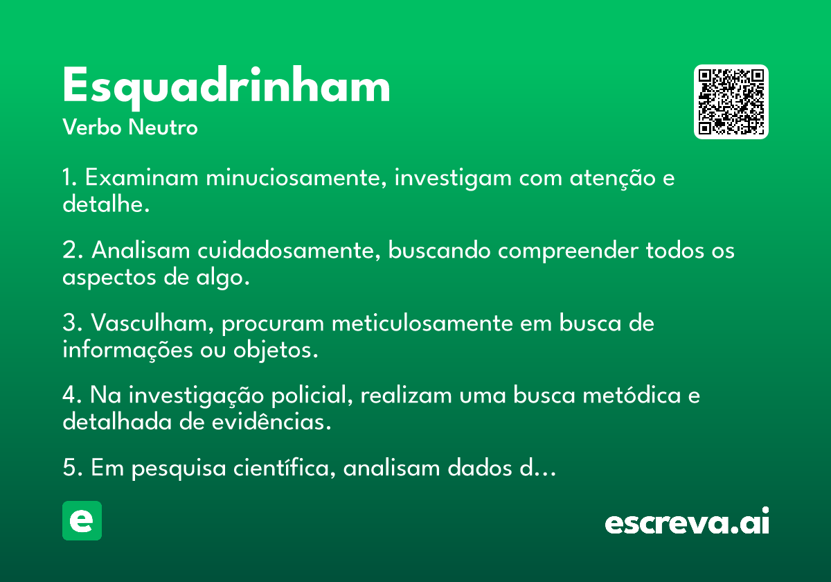 esquadrinham