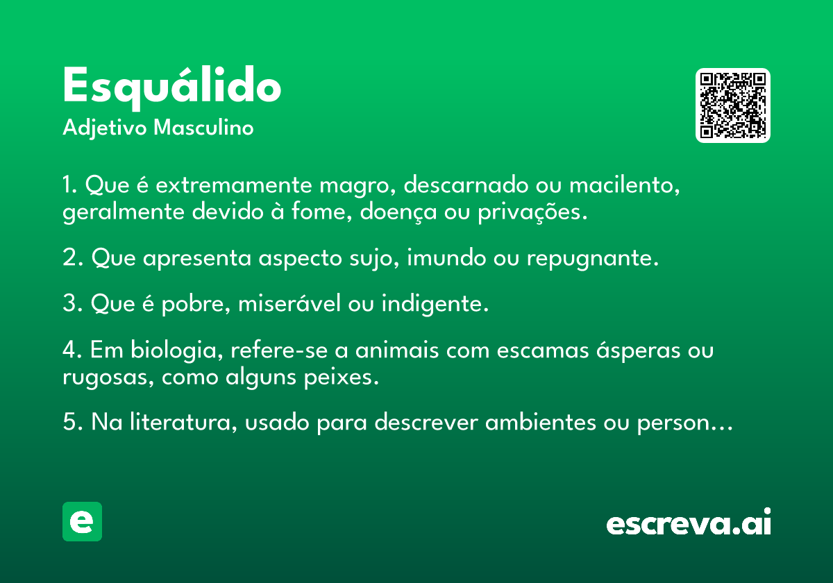 esquálido
