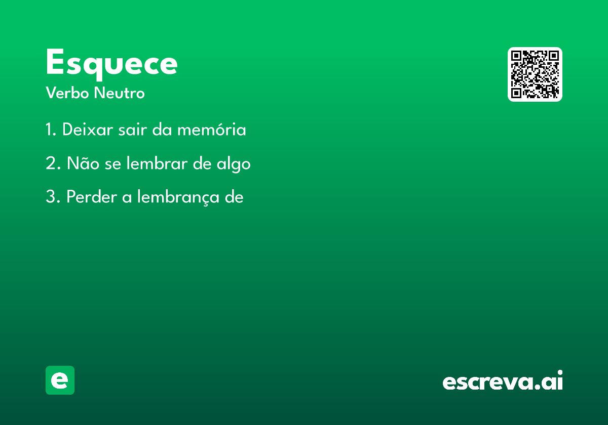 esquece
