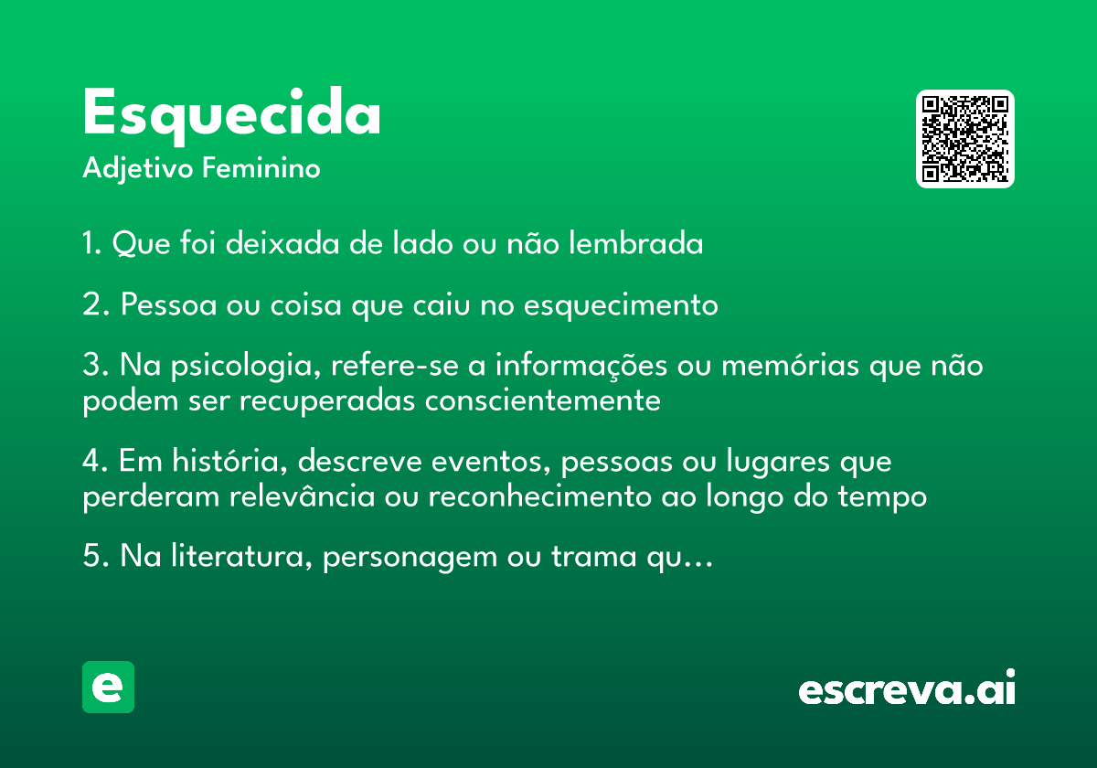 esquecida