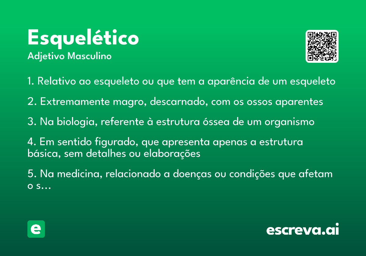 esquelético
