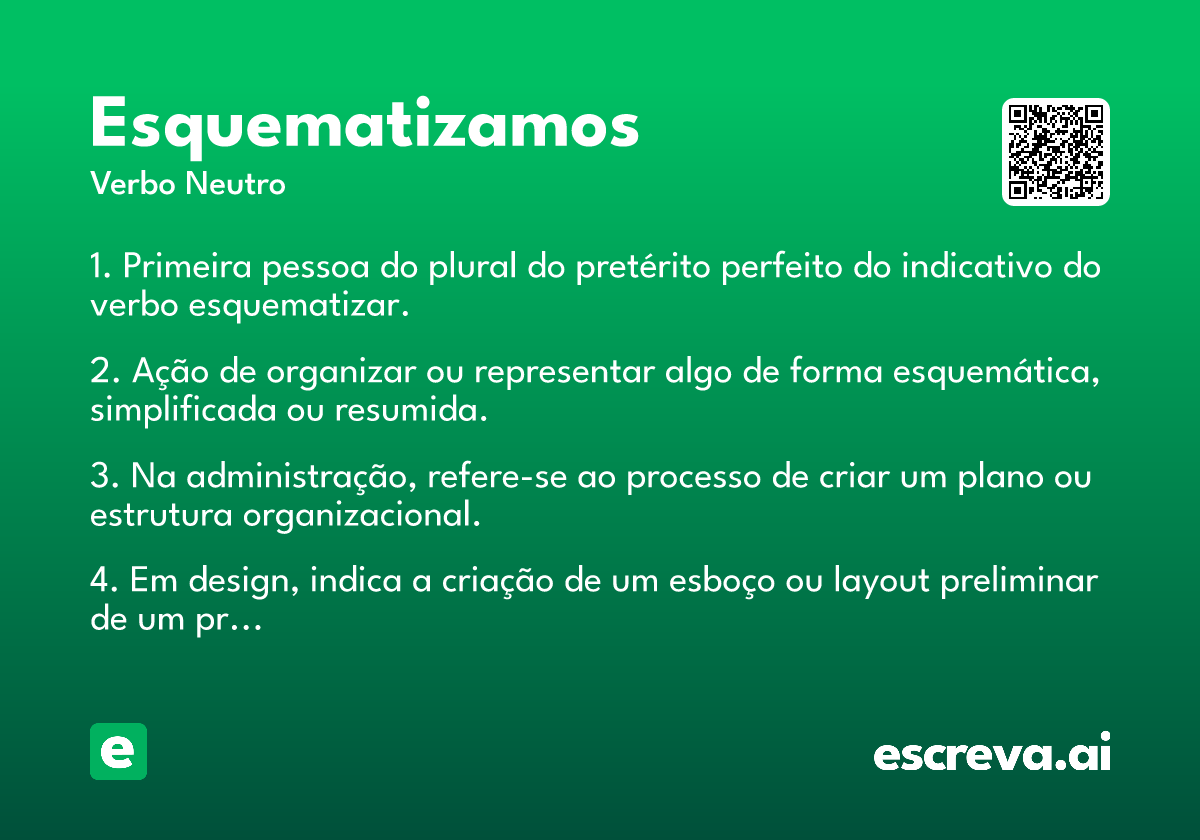 esquematizamos