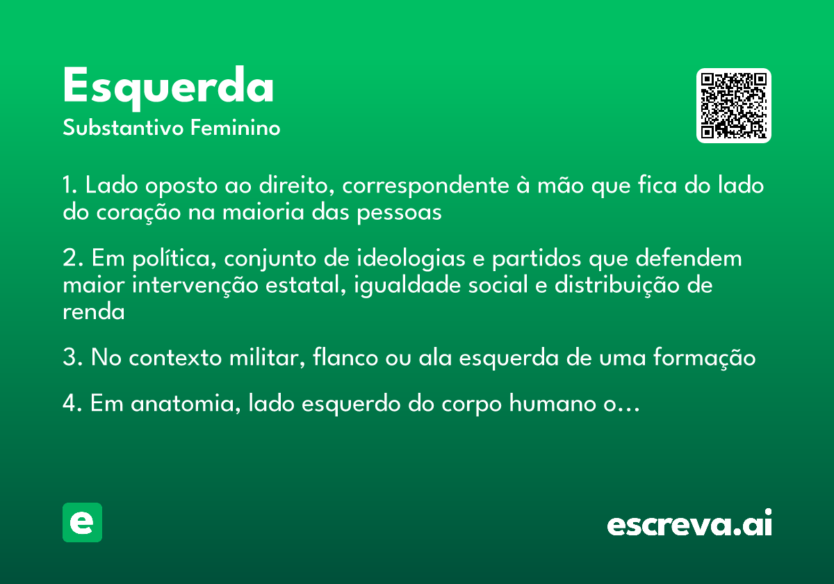 esquerda
