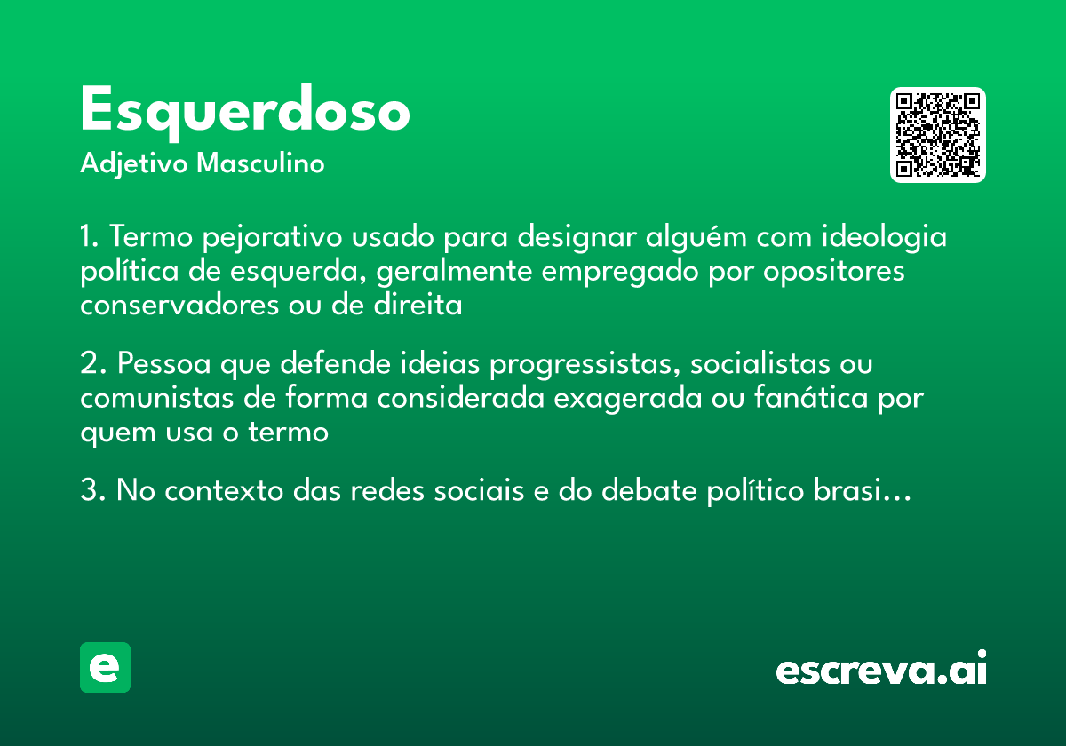 esquerdoso