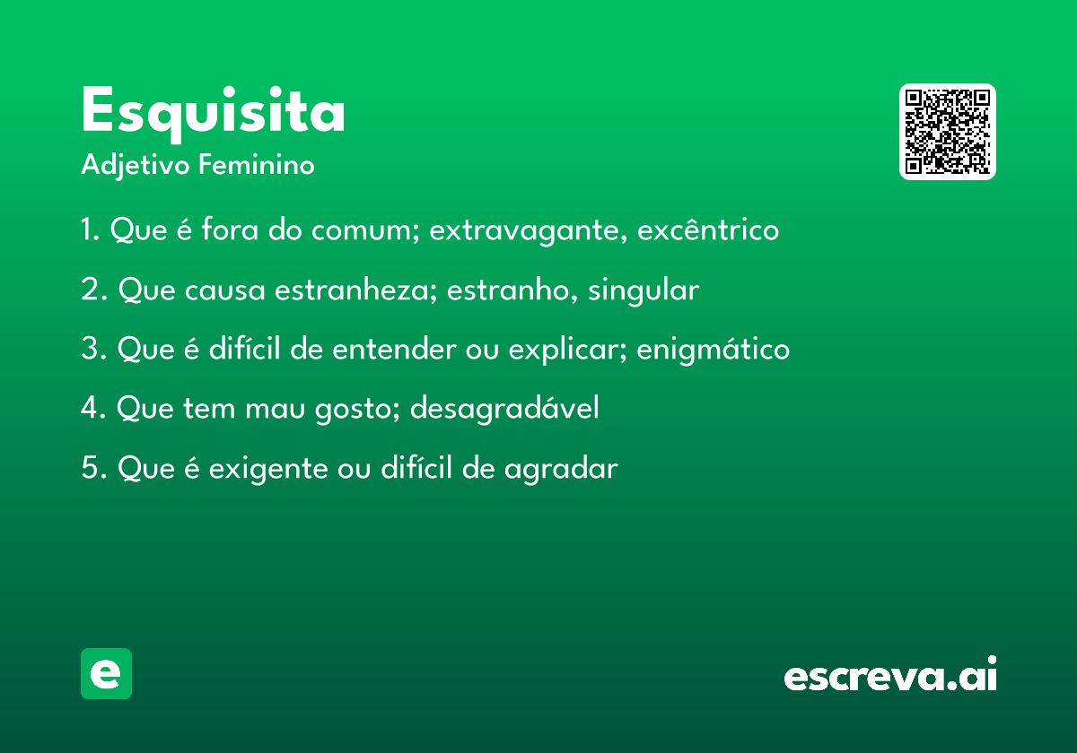 esquisita