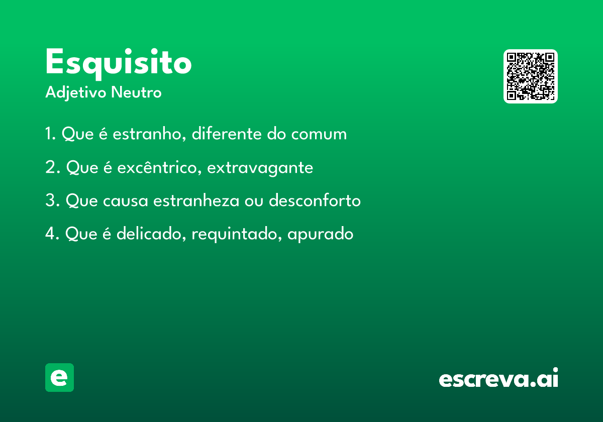 esquisito