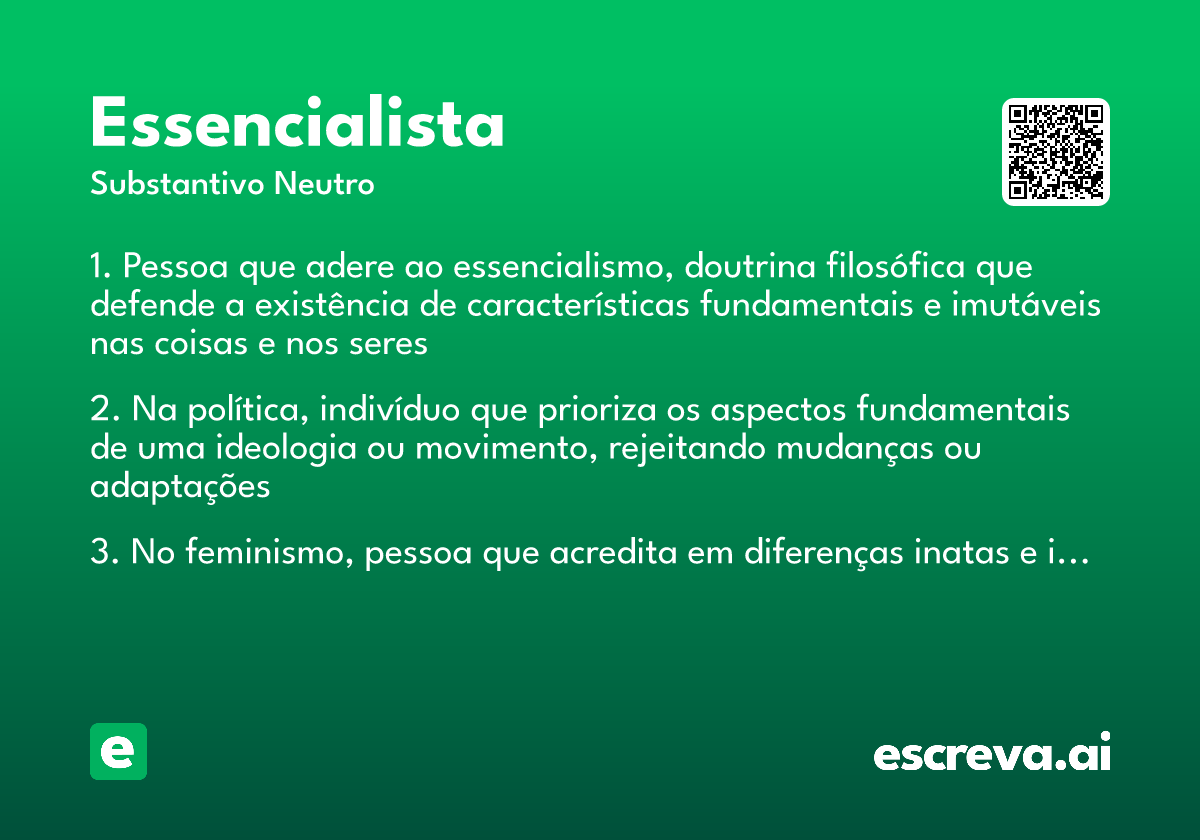 essencialista