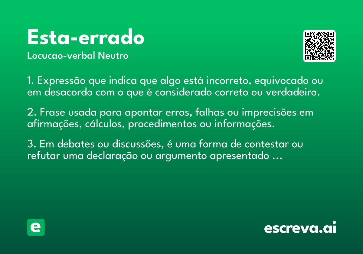 esta-errado