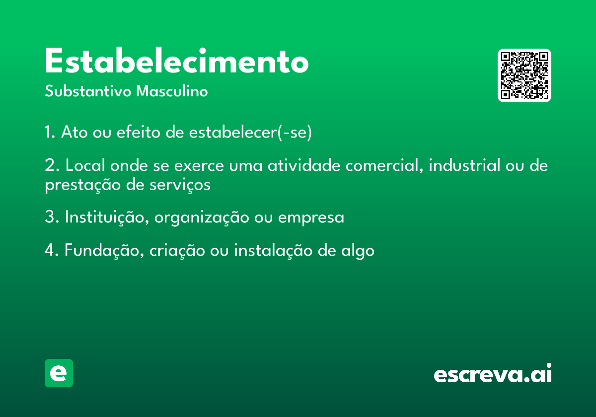 estabelecimento