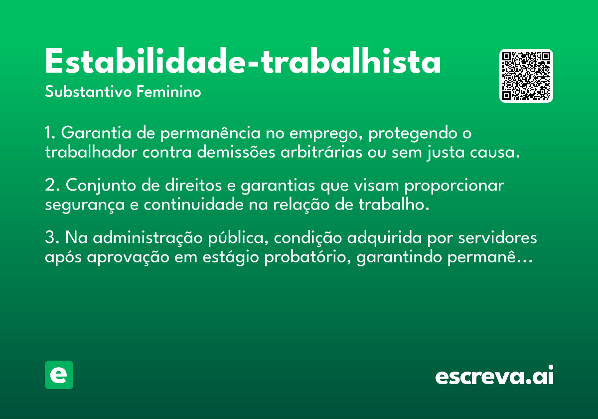 estabilidade-trabalhista