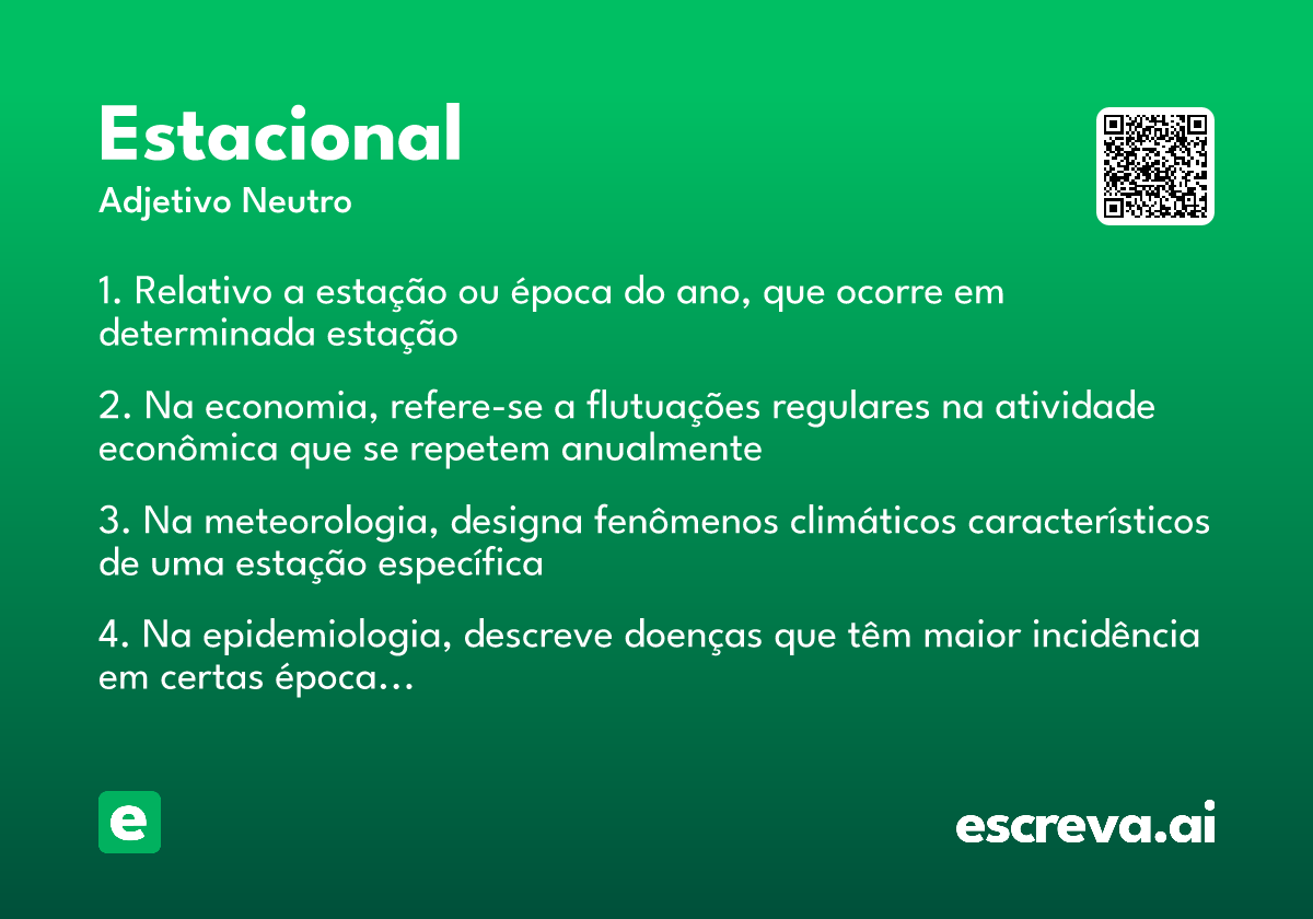 estacional