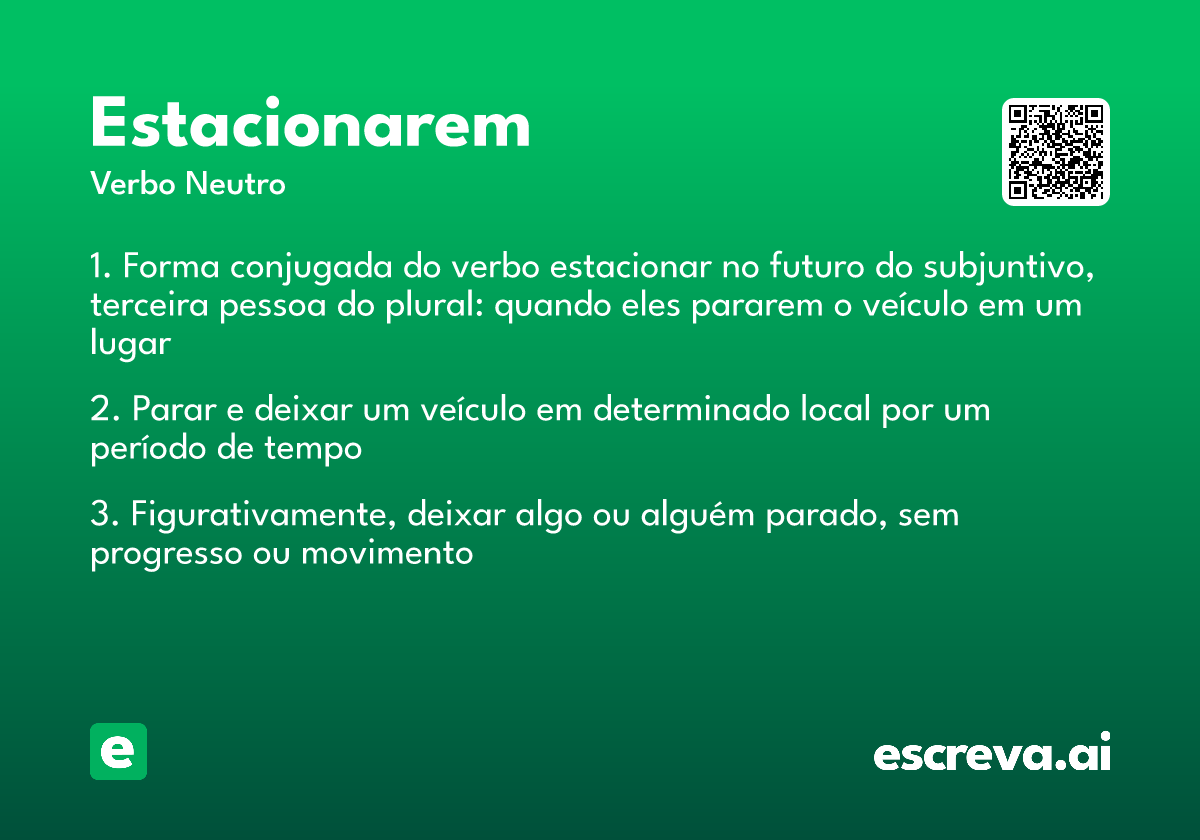 estacionarem