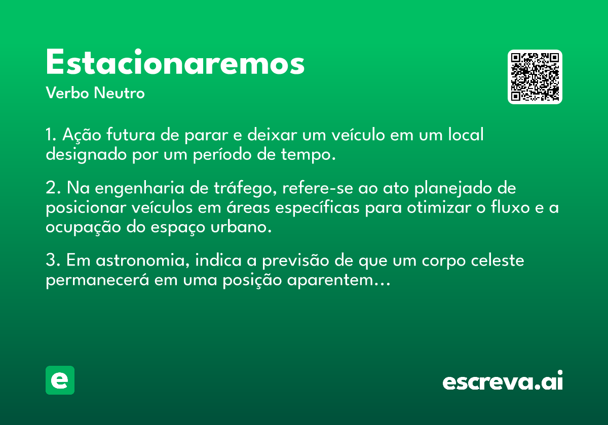 estacionaremos