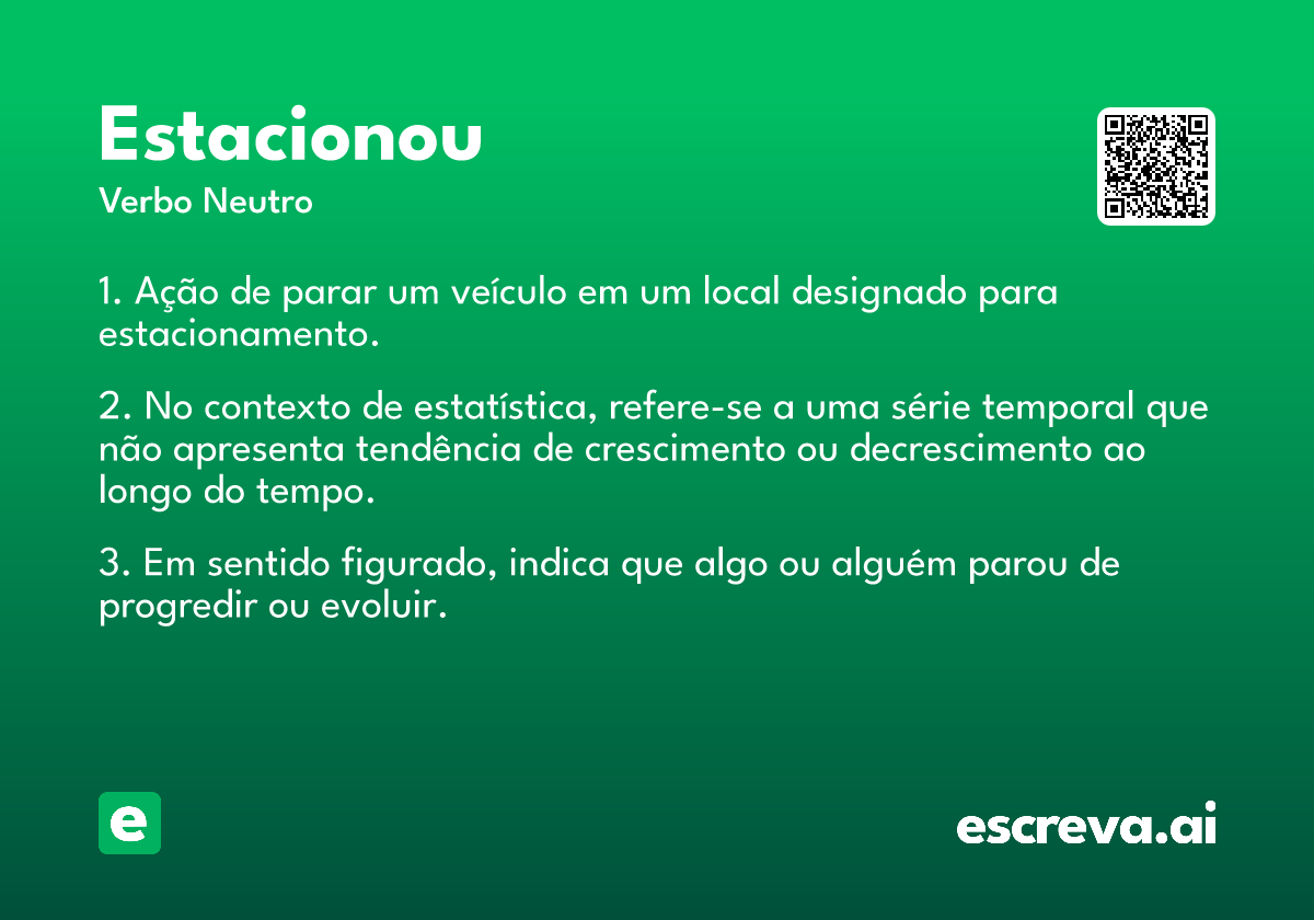 estacionou