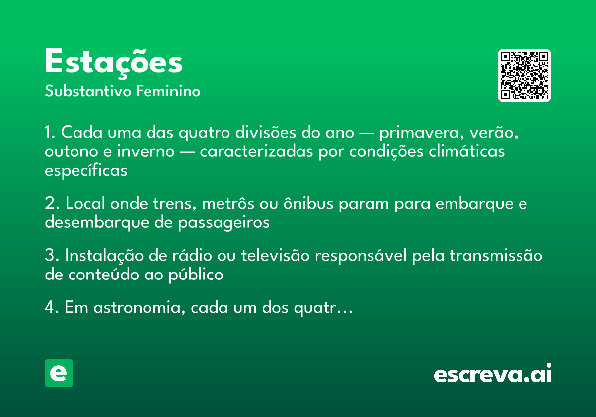 estações