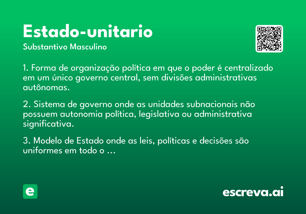 estado-unitario