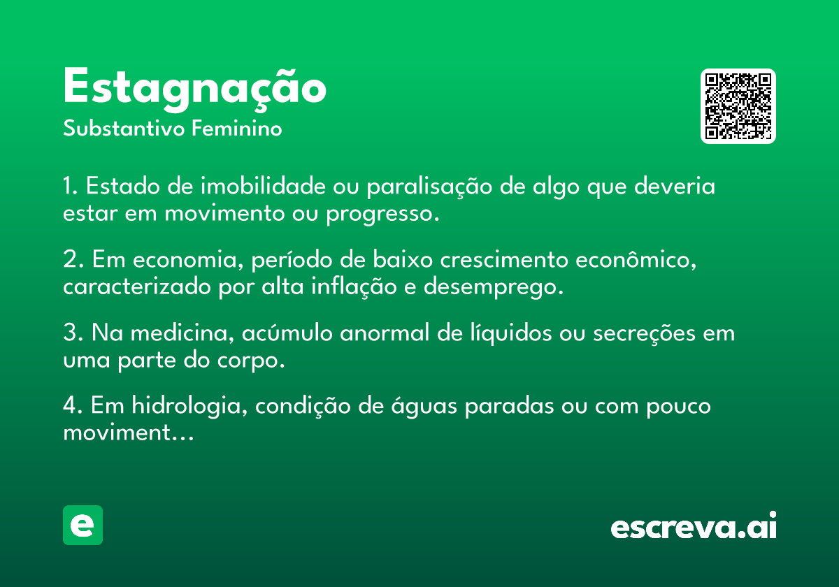 estagnação