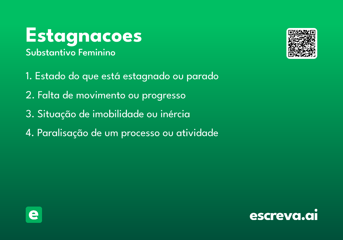estagnacoes