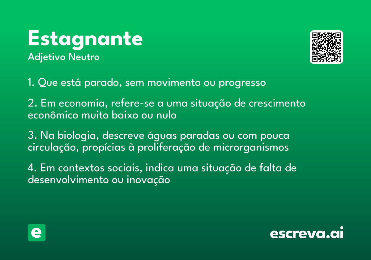 estagnante