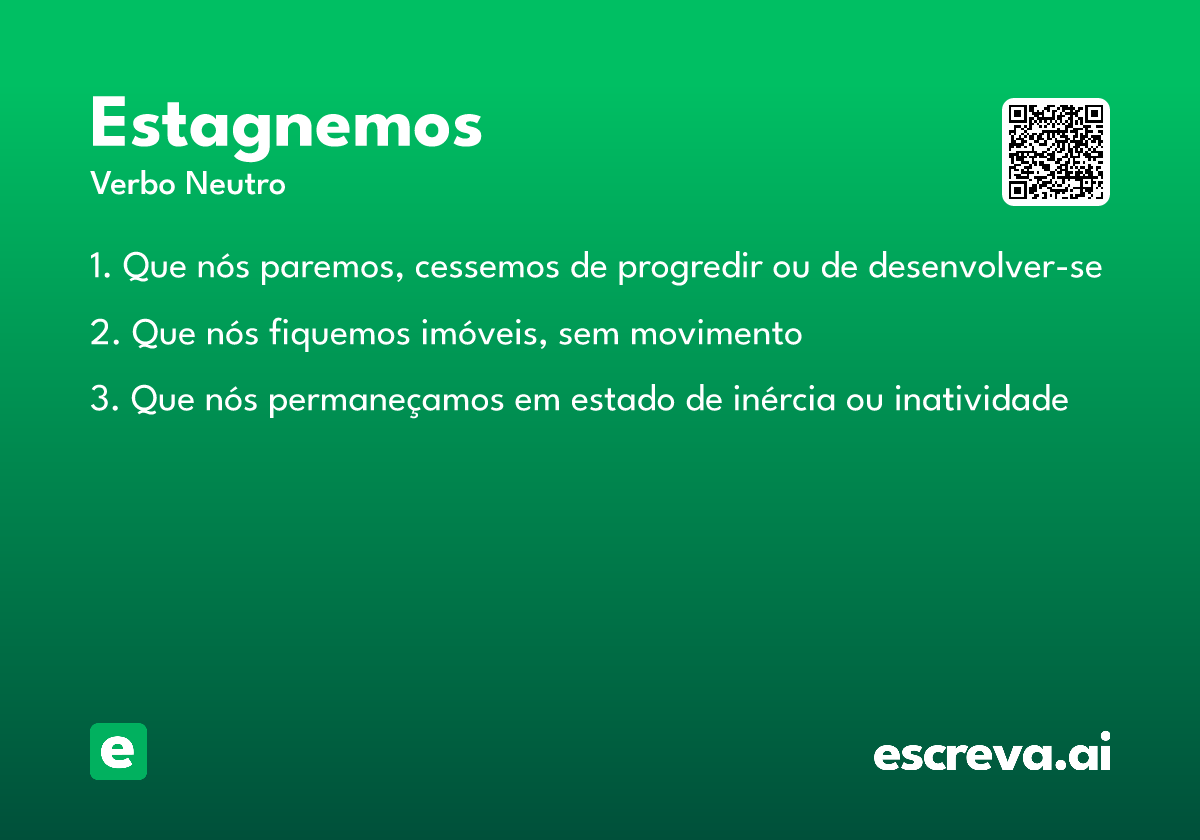 estagnemos
