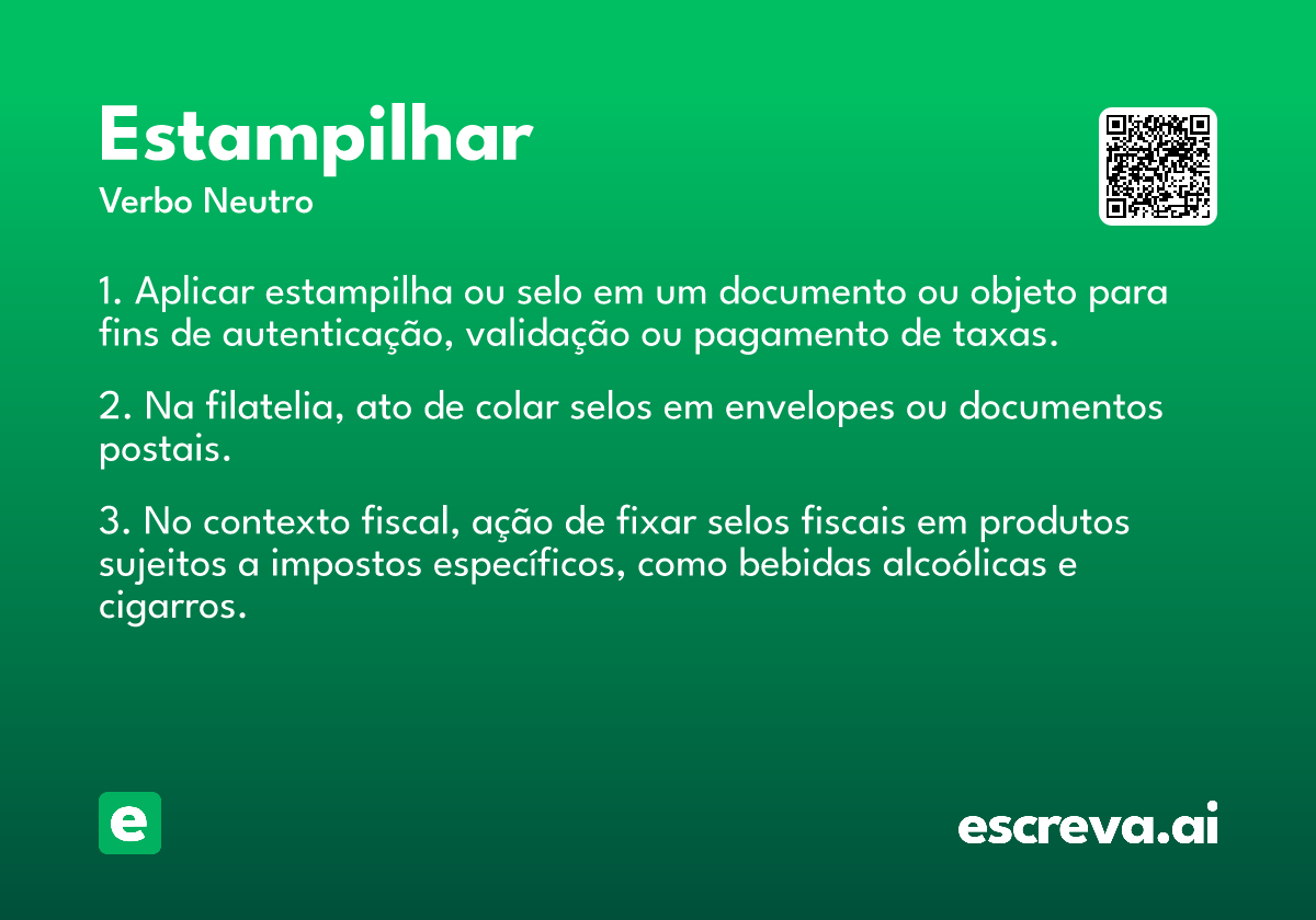 estampilhar