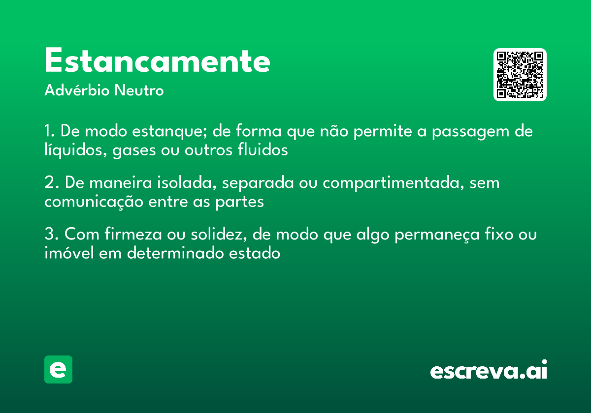 estancamente